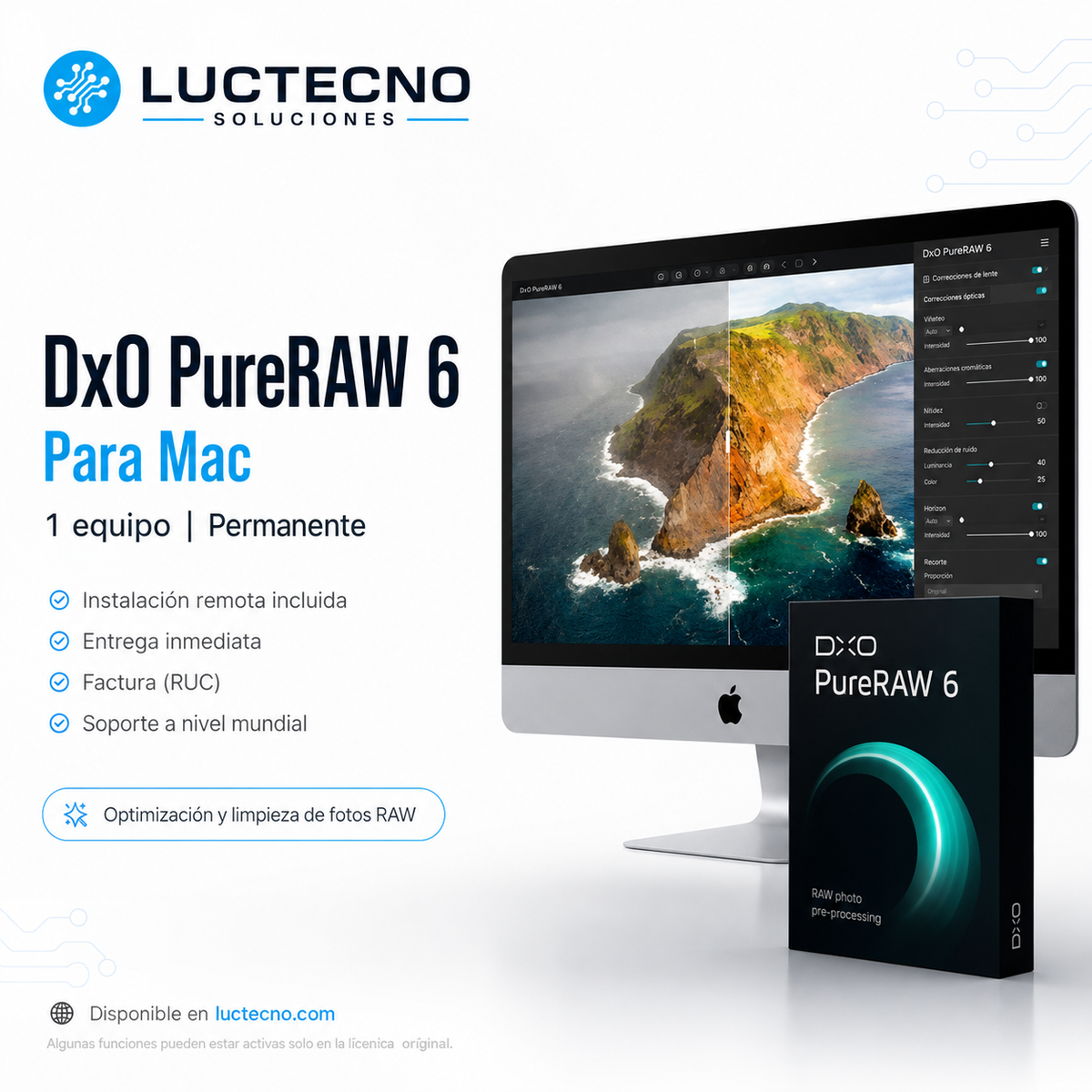 DxO PureRAW 6 for Mac | RAW Photo Enhancement, Noise Reduction, and Optical Correction