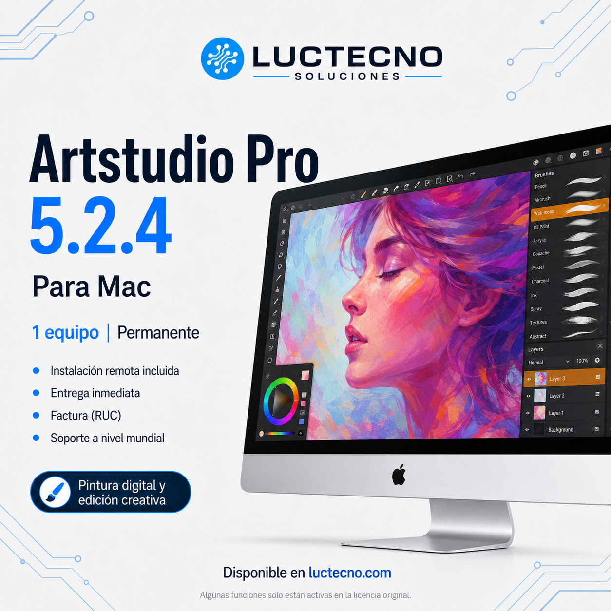 Artstudio Pro 5.2.4 para Mac | Dibujo digital, pintura e ilustración profesional