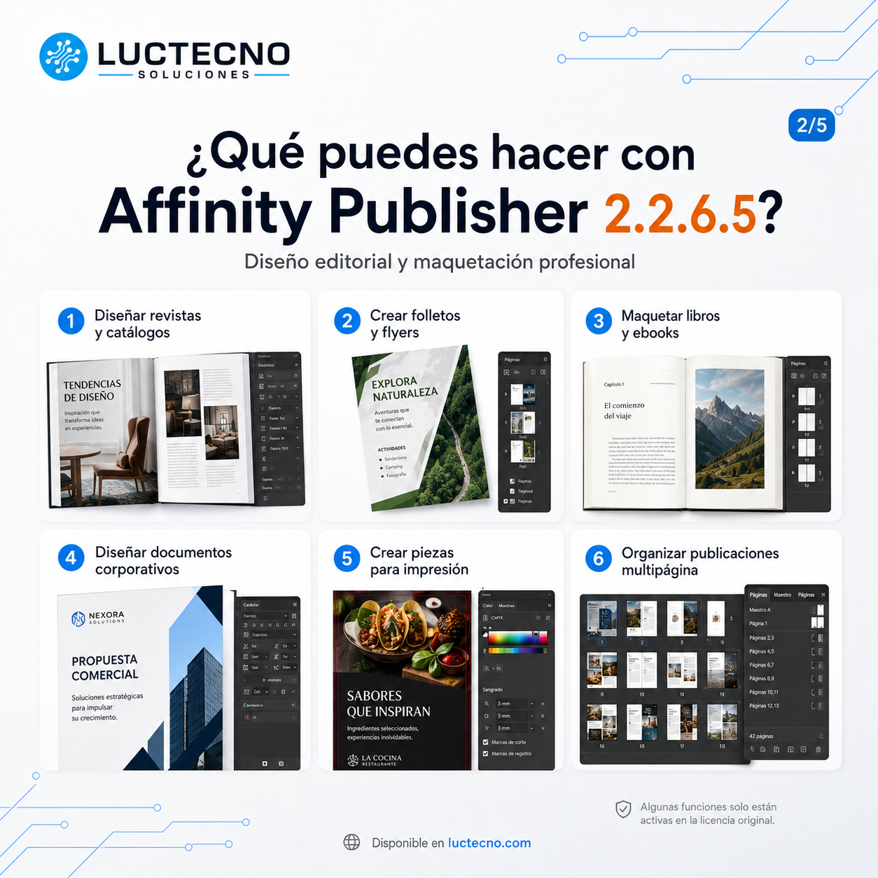 Affinity Publisher 2.2.6.5 para Mac | Diseño editorial, maquetación y publicaciones profesionales