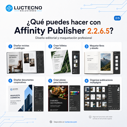 Affinity Publisher 2.2.6.5 para Mac | Diseño editorial, maquetación y publicaciones profesionales