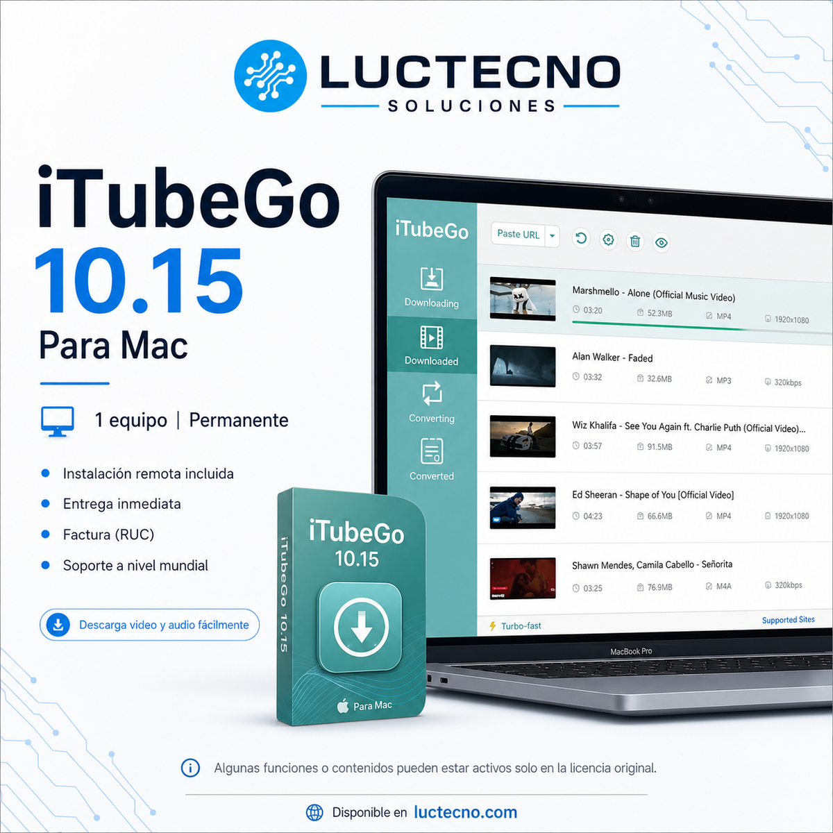 iTubeGo 10.15 for Mac | Video, Audio Downloader & Media Converter