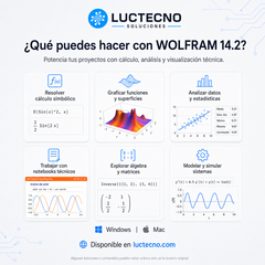 Wolfram 14.2 para Windows y Mac | Cálculo matemático, programación científica y análisis de datos