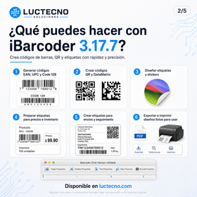iBarcoder 3.17.7 for Mac | Professional Barcode, QR and Label Generator