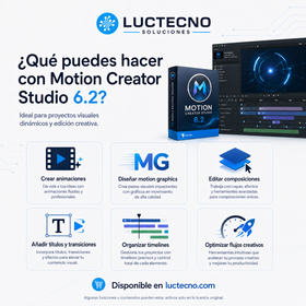 Motion Creator Studio 6.2 for Mac | Motion graphics, 2D/3D titles, and visual effects