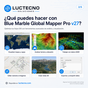 Blue Marble Global Mapper Pro v27 for Windows | Professional GIS, LiDAR, Drone, and Advanced Geospatial Analysis