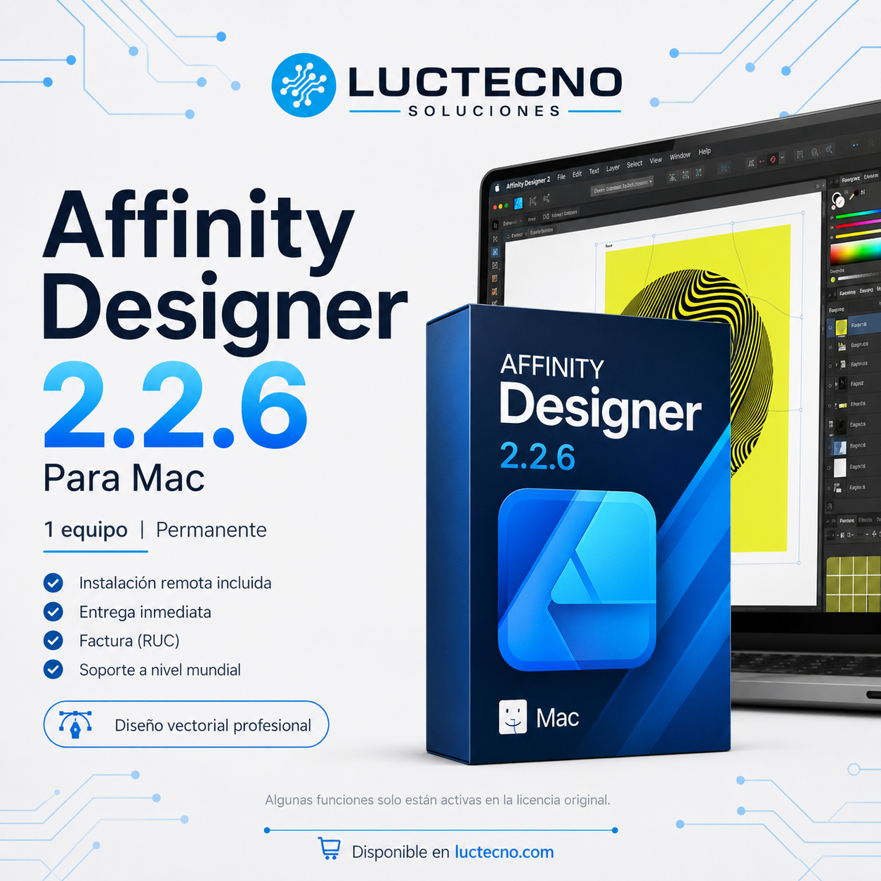 Affinity Designer 2.2.6 para Mac | Diseño vectorial, ilustración y gráficos profesionales