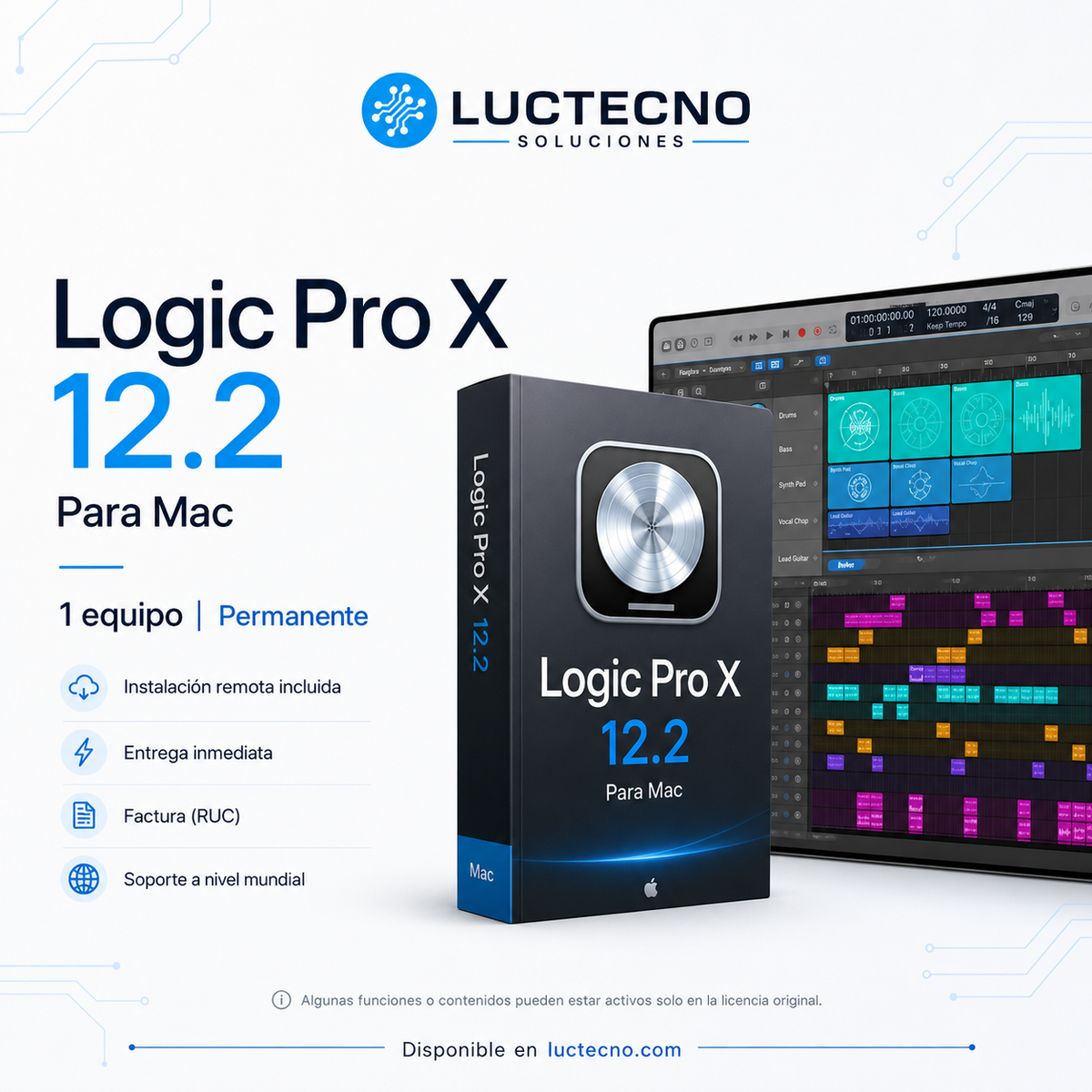 Logic Pro X 12.2 for Mac | Professional music production, recording, mixing, and mastering
