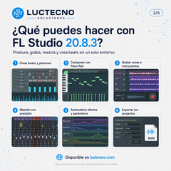 FL Studio 20.8.3 para Mac | Producción musical, beats, grabación y mezcla profesional