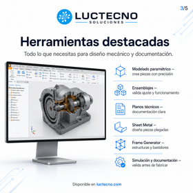 Autodesk Inventor Professional 2027 para Windows | Diseño mecánico 3D, simulación y fabricación profesional