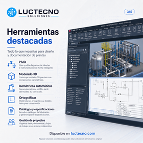 Autodesk AutoCAD Plant 3D 2027 para Windows | Diseño de plantas industriales, P&ID y tuberías 3D