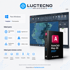 Autodesk AutoCAD Map 3D 2027 para Windows · Licencia original · 12 meses
