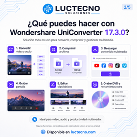 Wondershare UniConverter 17.3.0 para Windows | Convertidor, compresor y editor de video profesional