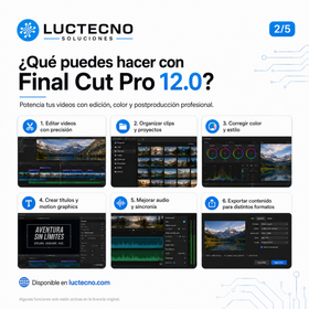 Final Cut Pro 12.0 for Mac | Professional video editing, color, audio, and post-production