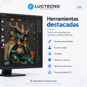 Maxon ZBrush 2026.1 para Windows y Mac | Escultura digital 3D, modelado orgánico y arte profesional