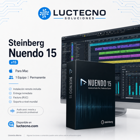Steinberg Nuendo 15 v15 for Mac | Audio post-production, immersive mixing, and professional sound design