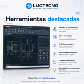 Autodesk AutoCAD Mechanical 2027 para Windows | Diseño mecánico 2D, planos técnicos y documentación de fabricación