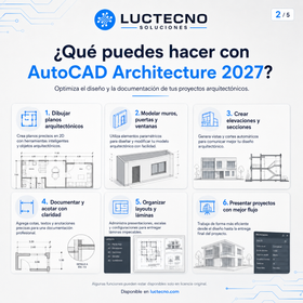 Autodesk AutoCAD Architecture 2027 para Windows | Diseño arquitectónico CAD, planos y documentación profesional
