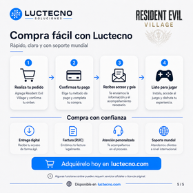 Resident Evil Village para Windows y Mac | Juego de horror, supervivencia y acción cinematográfica