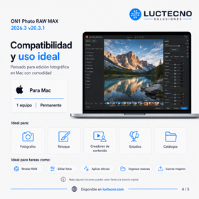 ON1 Photo RAW MAX 2026.3 v20.3.1 for Mac | Professional RAW Photo Editing, AI, Retouching & Plugins