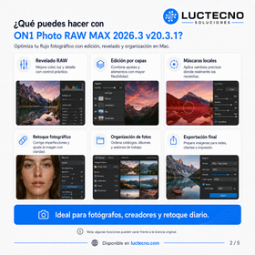ON1 Photo RAW MAX 2026.3 v20.3.1 for Mac | Professional RAW Photo Editing, AI, Retouching & Plugins