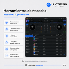 djay Pro 5.6.3 para Mac | Software DJ profesional, mezcla, stems e inteligencia artificial