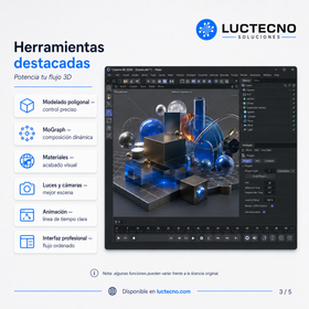 Maxon Cinema 4D 2026 para Windows | Modelado 3D, animación, motion graphics y render profesional