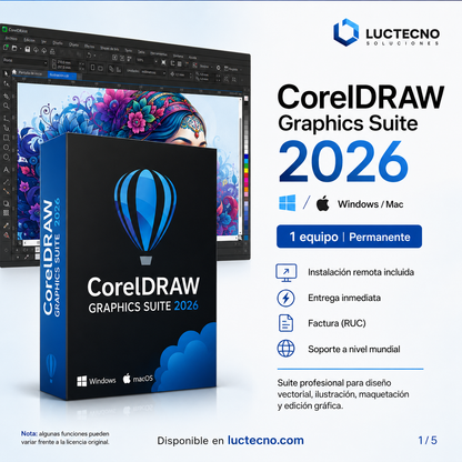 CorelDRAW Graphics Suite 2026 para Windows y Mac | Diseño gráfico, ilustración vectorial y edición profesional