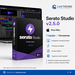 Serato Studio v2.5.0 para Mac | Producción musical, beatmaking, sampling y stems profesionales