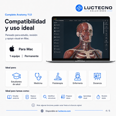 Complete Anatomy 11.0 para Mac | Anatomía humana 3D, atlas médico y estudio interactivo