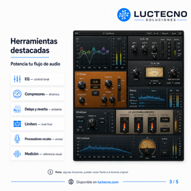 Waves Complete 13 v27.04.22 para Windows | Plugins profesionales para mezcla, mastering y producción musical