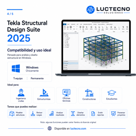 Tekla Structural Design Suite 2025 for Windows | Structural analysis, design, and engineering calculations