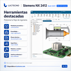 Siemens NX 2412 Build 5001 para Windows | CAD/CAM/CAE, diseño 3D, manufactura y simulación profesional