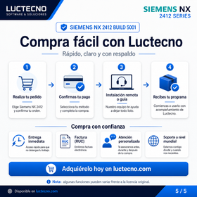 Siemens NX 2412 Build 5001 para Windows | CAD/CAM/CAE, diseño 3D, manufactura y simulación profesional