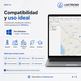 QGIS 3.4 para Windows | Sistema de información geográfica, mapas y análisis espacial