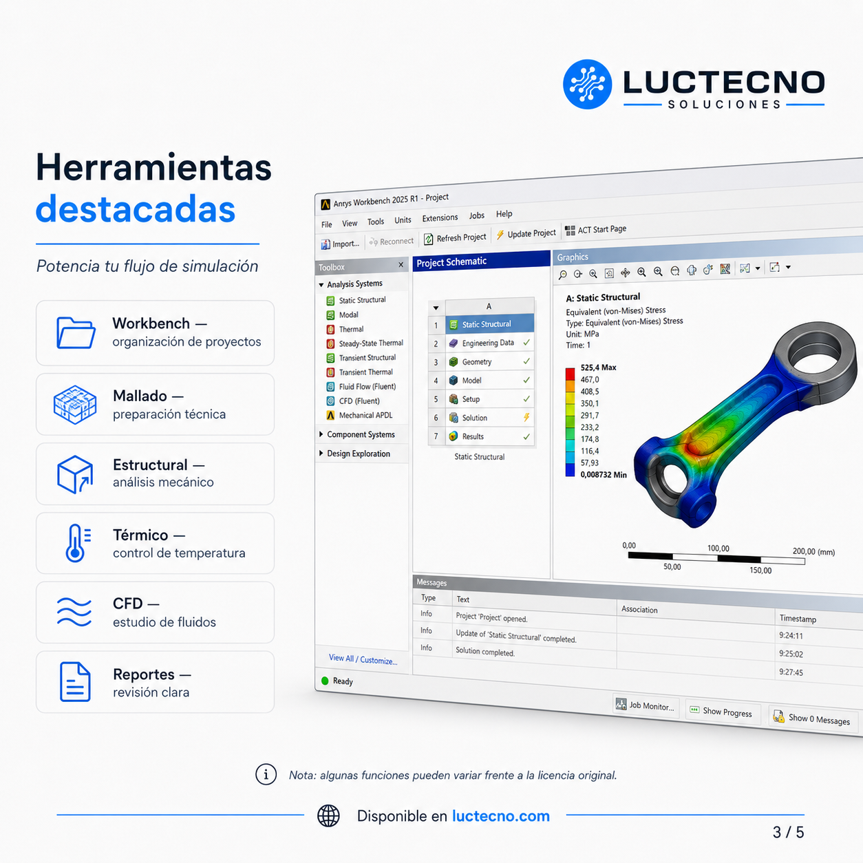 Ansys 2025 R1 para Windows | Simulación CAE, análisis estructural, CFD y multifísica profesional