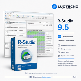 R-Studio 9.5 para Windows | Recuperación de datos, discos, particiones y archivos eliminados