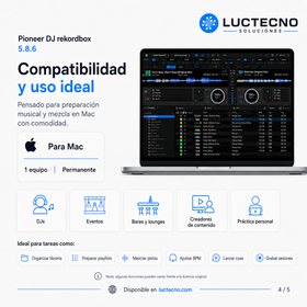 Pioneer DJ rekordbox 5.8.6 para Mac | Software DJ profesional, gestión musical y preparación USB