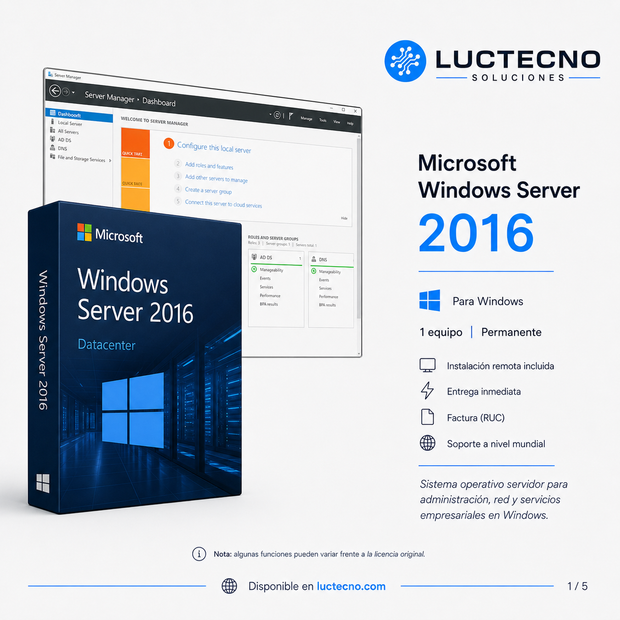 Microsoft Windows Server 2016 for Windows | Server Operating System, Active Directory, Networking, and Virtualization