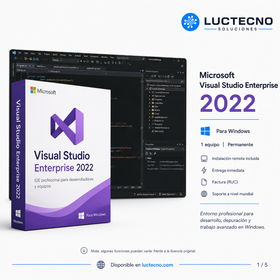 Microsoft Visual Studio Enterprise 2022 for Windows | Professional IDE, .NET, C++, web, and enterprise application development