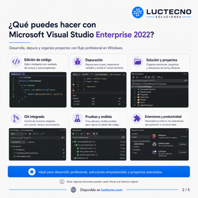 Microsoft Visual Studio Enterprise 2022 for Windows | Professional IDE, .NET, C++, web, and enterprise application development