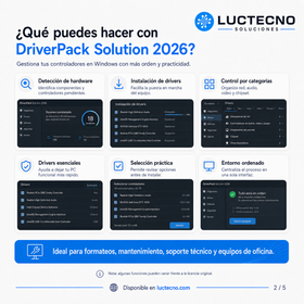 DriverPack Solution 2026 para Windows | Instalación y actualización de drivers para PC