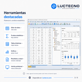 IBM SPSS Statistics v27 para Windows | Software estadístico, análisis de datos e investigación profesional