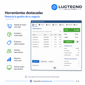 Abarrotes Punto de Venta v2.12 para Windows | Sistema POS, ventas, inventario y caja para negocios