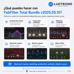 FabFilter Total Bundle v2025.05.15 para Windows y Mac | Plugins profesionales para mezcla, mastering y producción musical