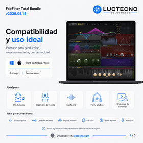 FabFilter Total Bundle v2025.05.15 para Windows y Mac | Plugins profesionales para mezcla, mastering y producción musical