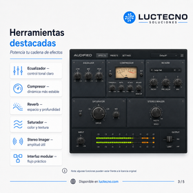 Audified Complete Effects Bundle 2025 para Windows | Plugins de mezcla, mastering, efectos y producción musical