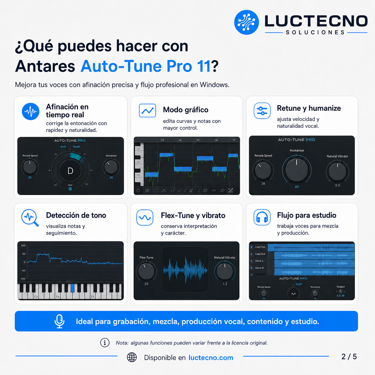 Antares Auto-Tune Pro 11 for Windows | Vocal Correction, Professional Tuning, and Vocal Effects
