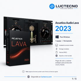 Acustica Audio Lava 2023 para Windows | Plugin de modelado de micrófonos, mezcla vocal y producción profesional