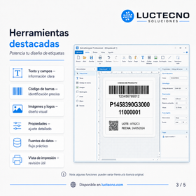 ZebraDesigner Professional 3.3.0.78 para Windows | Diseño de etiquetas, códigos de barras, RFID e impresión Zebra