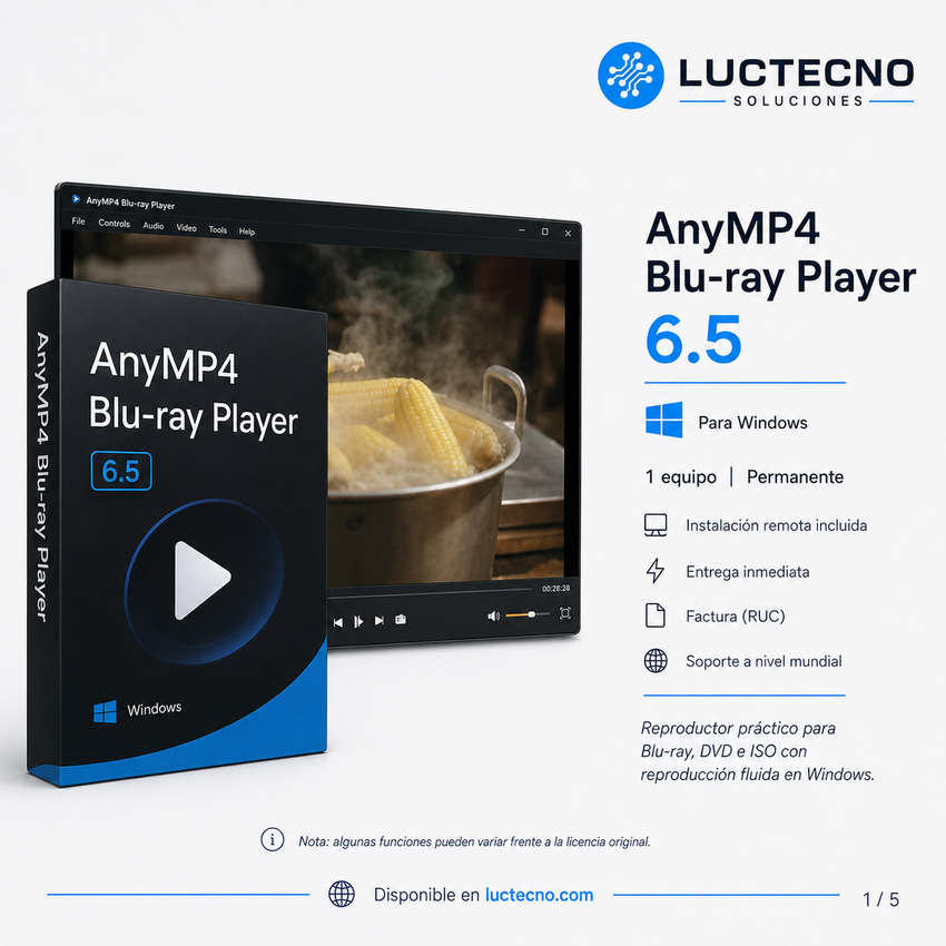 AnyMP4 Blu-ray Player 6.5 for Windows | Professional Blu-ray, DVD, ISO, 4K, and Multimedia Player